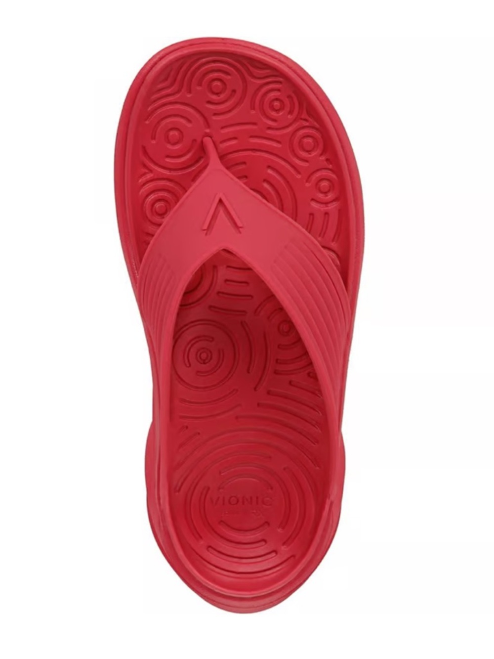 Vionic Red Women's Comfort Flip Flop Sandal
